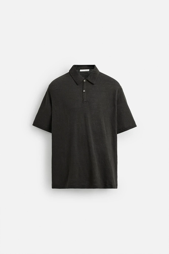 POLO MÉLANGE DE LIN
