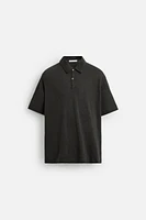 POLO MÉLANGE DE LIN