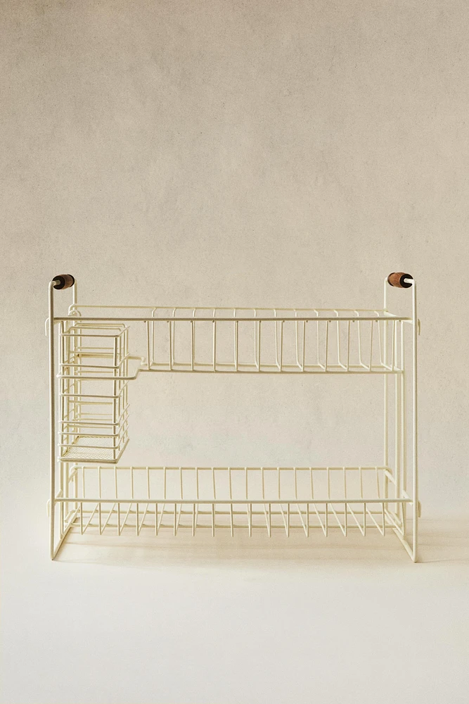 LACQUERED METAL DISH RACK