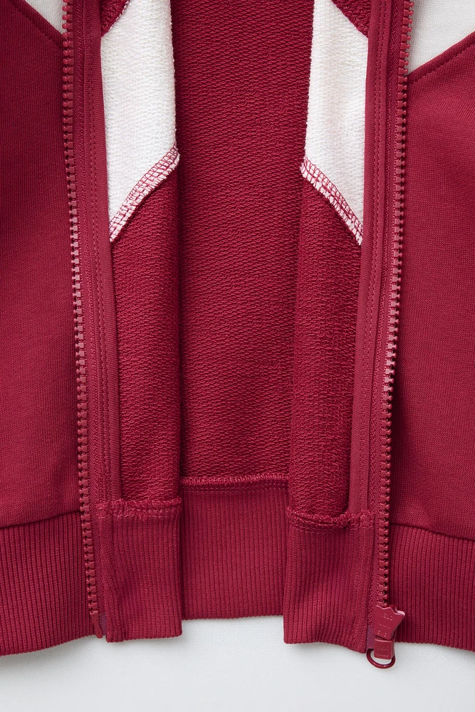 SWEAT ZIPPÉ SPORTY