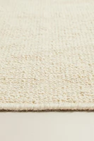 WAVY DETAIL WOOL AREA RUG