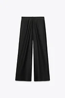 PANTALON LARGE AVEC LIN ZW COLLECTION