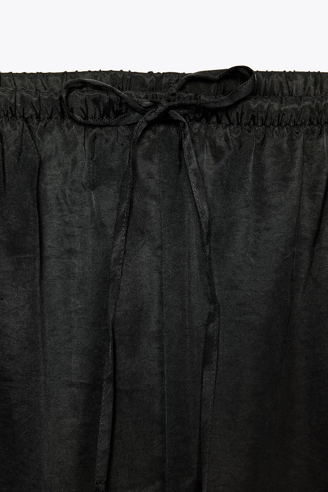 MIDI TIE SKIRT