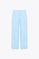 PANTALON DROIT AVEC LIN