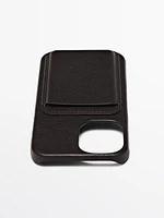 Coque iPhone 16 cuir nappa