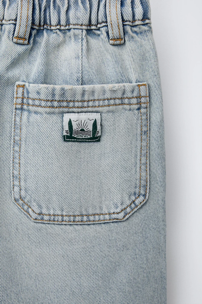 BERMUDA EN DENIM SLOUCHY