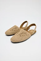 BRAIDED SLINGBACK SHOES