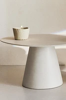OUTDOOR TABLE WITH CONICAL BASE