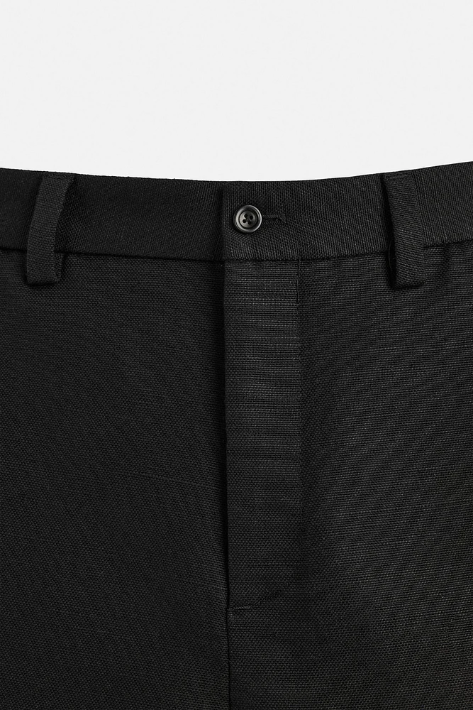LINEN-COTTON REGULAR FIT SHORTS LIMITED EDITION