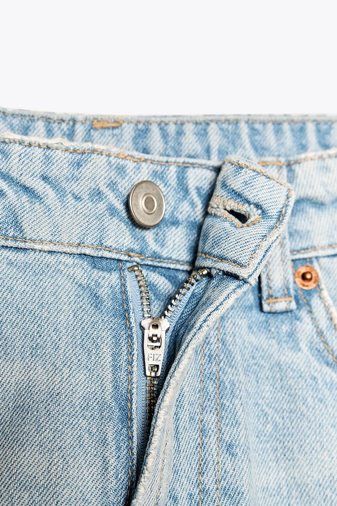 TRF A-LINE MID-RISE DENIM SHORTS