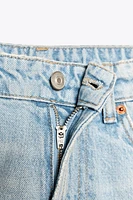 TRF A-LINE MID-RISE DENIM SHORTS