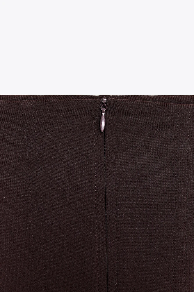 CREPE ZIPPER LEGGINGS