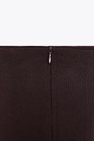 CREPE ZIPPER LEGGINGS