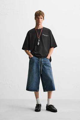 PRINTED TEXT T-SHIRT