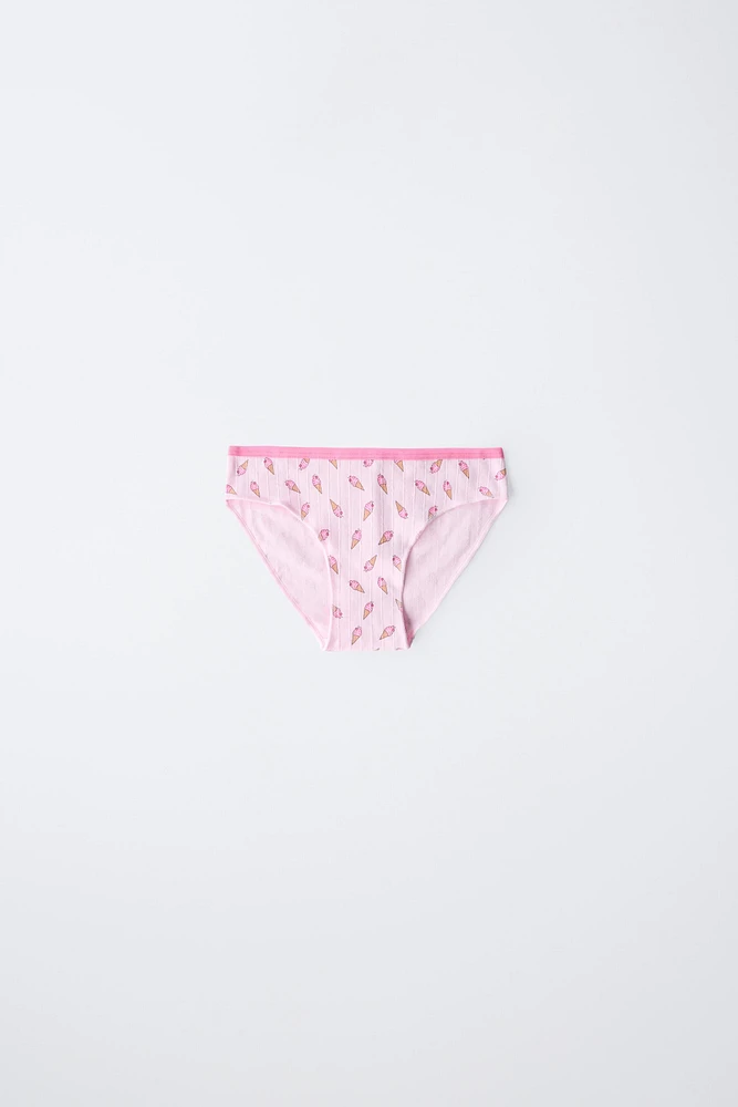 6- ANS/ LOT DE SIX CULOTTES GLACES