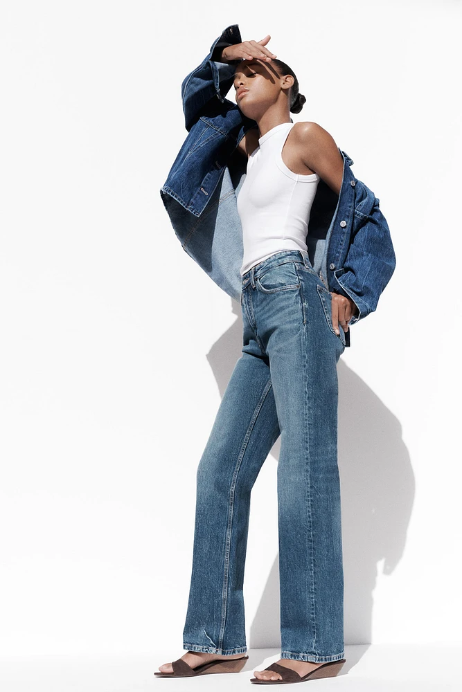 JEAN TRF MOM FIT AVEC TAILLE HAUTE