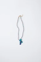 SEAHORSE BEADED NECKLACE