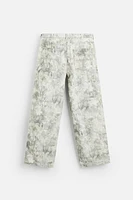 ABSTRACT PRINT CARPENTER PANTS