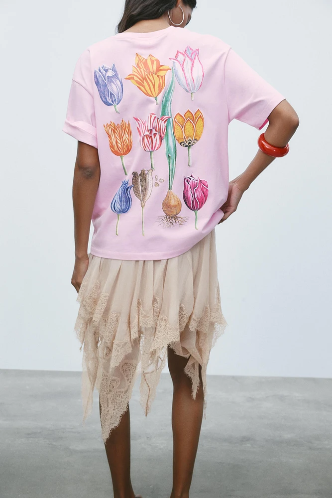 EMANUEL SWEERT FLORAL PRINT T-SHIRT