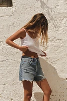 SHORTS EN JEAN TRF TAILLE HAUTE DÉCHIRURES