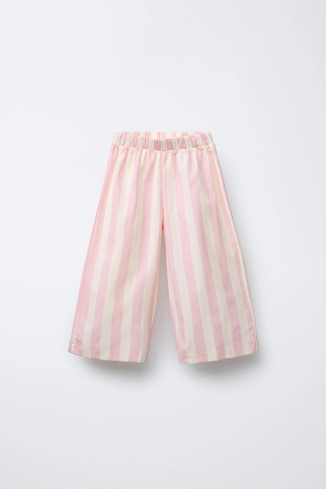 CASA LAWA © X ZARA KIDS STRIPED COMBINATION PANTS
