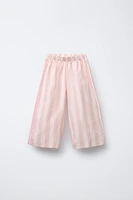 CASA LAWA © X ZARA KIDS STRIPED COMBINATION PANTS