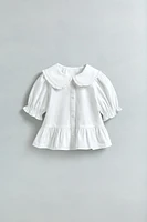CHEMISE COL CLAUDINE