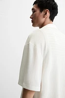 CHEMISE STRUCTURÉE DÉLAVÉE