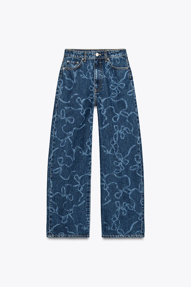 TRF MID-RISE BAGGY JEANS