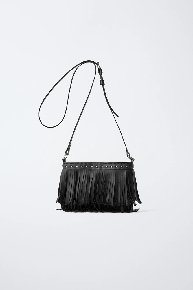 FRINGED CROSSBODY BAG