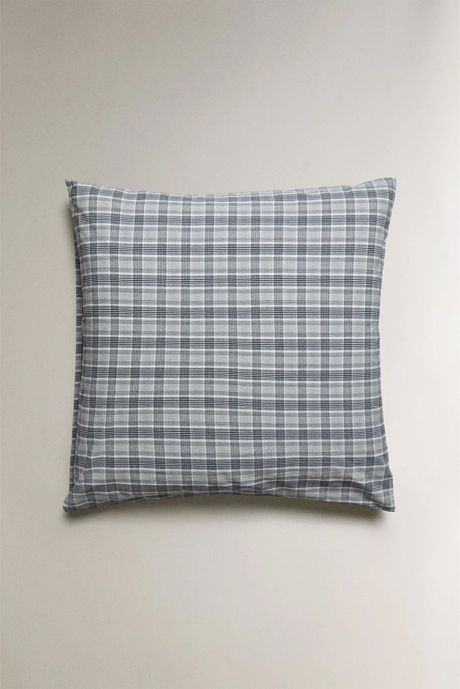 TAIE D’OREILLER COTON FIL TEINT