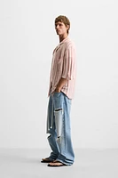 JACQUARD KNIT SHIRT