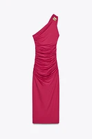 ROBE ASYMÉTRIQUE DRAPÉE