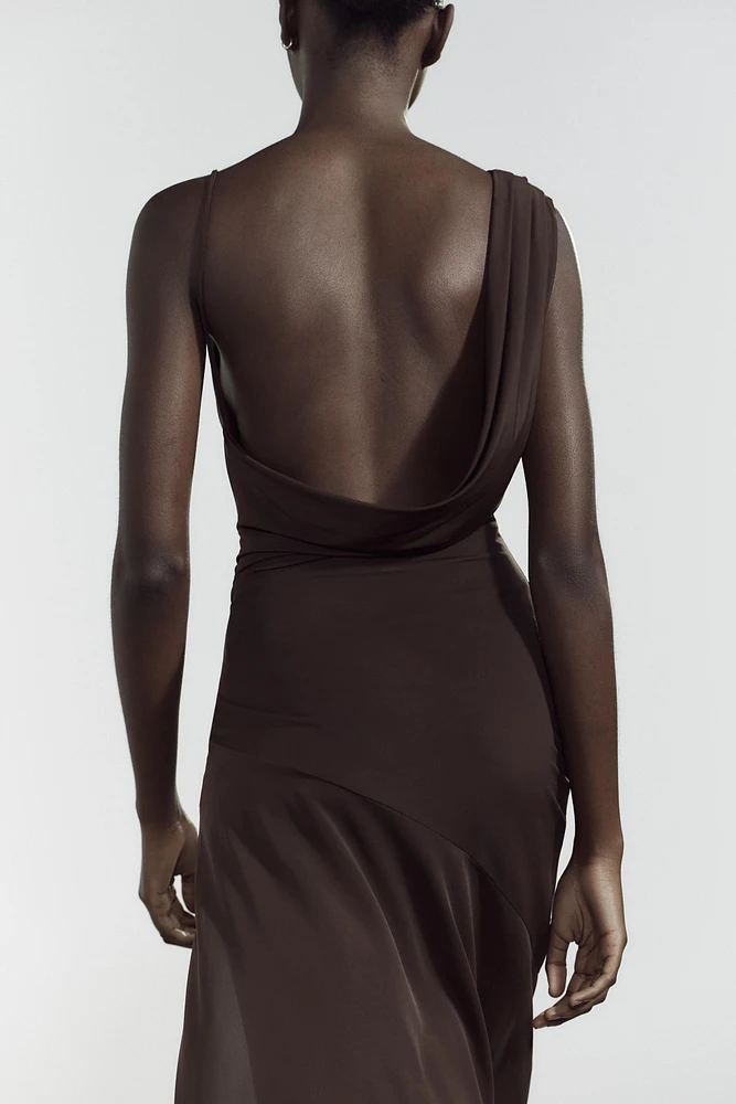 LONG ASYMMETRICAL DRESS