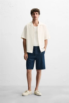 TEXTURED STRIPED SHIRT