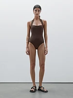 Halterneck swimsuit