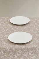 RESIN-COATED TABLECLOTH FLORAL PRINT