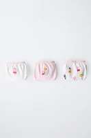 2-6 ANS/ LOT DE TROIS CULOTTES PEPPA PIG ™
