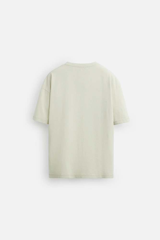WASHED TEXT T-SHIRT