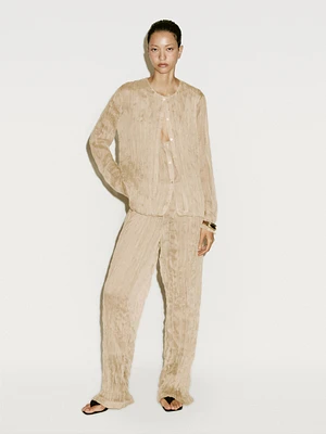 Pantalon fluide plissé - Limited Edition