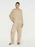 Flowing pleated trousers - Limited Edition