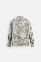 ABSTRACT PRINT OVERSHIRT