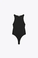 POLYAMIDE HALTER BODYSUIT