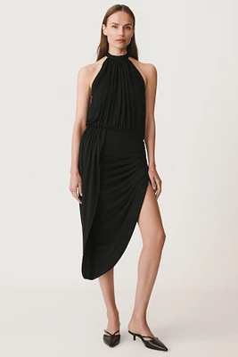 ASYMMETRIC HALTER DRESS 50TH ANNIVERSARY