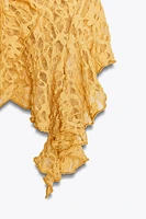 LACE RUFFLE TOP