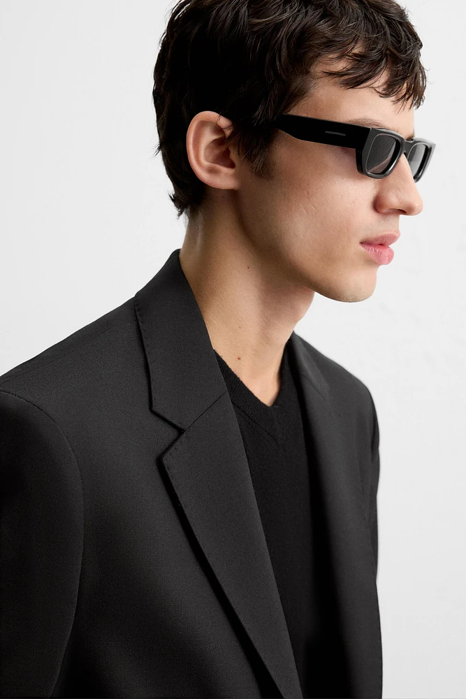 100% WOOL SUIT BLAZER