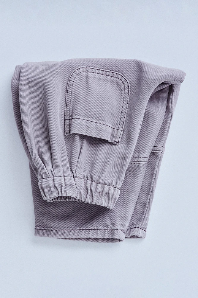 TIMELESZ - PANTALON BAGGY AVEC LIN