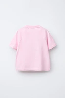 PRINTED RAGLAN SLEEVE T-SHIRT