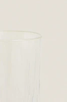 TALL TUMBLER WITH RAISED DESIGN