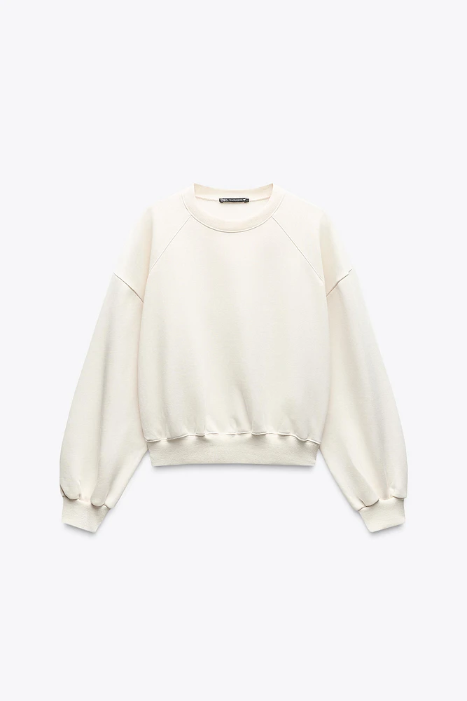 BASIC PLUSH SWEATSHIRT
